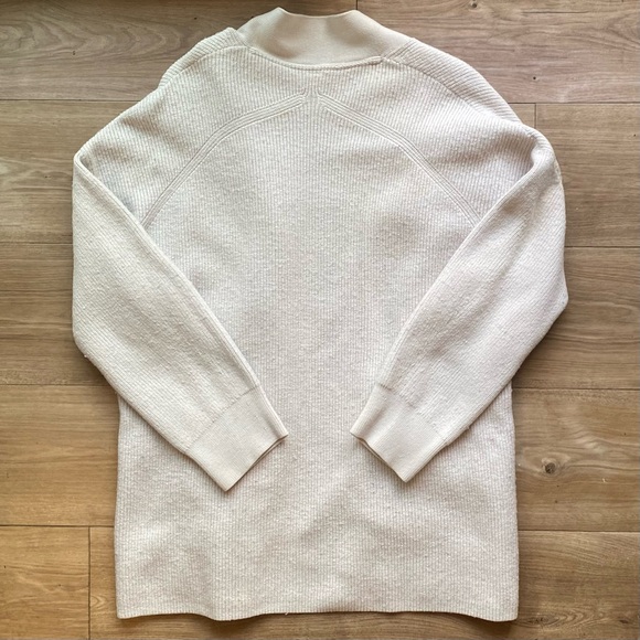 Lululemon Merino Wool Blend Ribbed Long Wrap Sweater - Picture 3 of 7